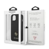 Чехол Guess Saffiano 4G Small Metal Logo для iPhone 13 Black (GUHCP13MPS4MK)