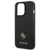 Чехол Guess Saffiano 4G Small Metal Logo для iPhone 13 Pro Max Black (GUHCP13XPS4MK)