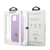 Чехол Guess Saffiano 4G Small Metal Logo для iPhone 13 Purple (GUHCP13MPS4MU)