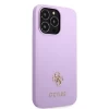 Чохол Guess Saffiano 4G Small Metal Logo для iPhone 13 Pro Purple (GUHCP13LPS4MU)