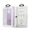 Чехол Guess Saffiano 4G Small Metal Logo для iPhone 13 Pro Purple (GUHCP13LPS4MU)