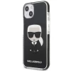 Чехол Karl Lagerfeld Iconik Karl для iPhone 13 mini Black (KLHCP13STPEIKK)