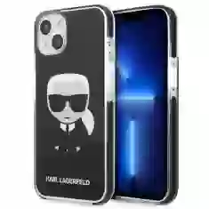 Чохол Karl Lagerfeld Iconik Karl для iPhone 13 Black (KLHCP13MTPEIKK)