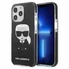 Чохол Karl Lagerfeld Iconik Karl для iPhone 13 Pro Max Black (KLHCP13XTPEIKK)