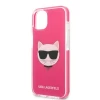 Чохол Karl Lagerfeld Choupette Head для iPhone 13 Fuschia (KLHCP13MTPECPI)