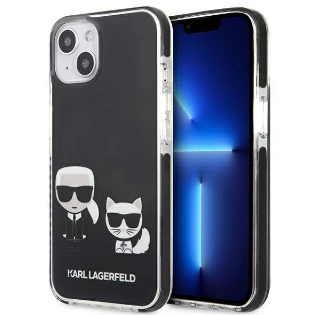 Чохол Karl Lagerfeld Karl & Choupette для iPhone 13 Black (KLHCP13MTPEKCK)