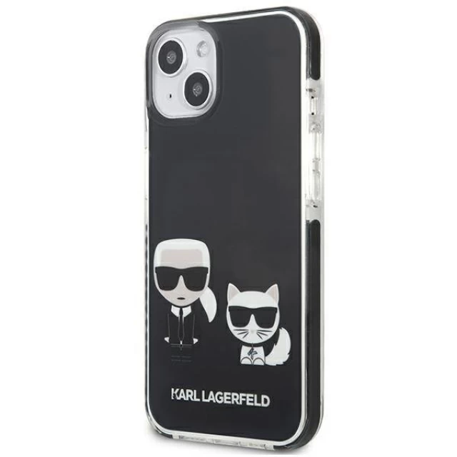 Чехол Karl Lagerfeld Karl & Choupette для iPhone 13 Black (KLHCP13MTPEKCK)