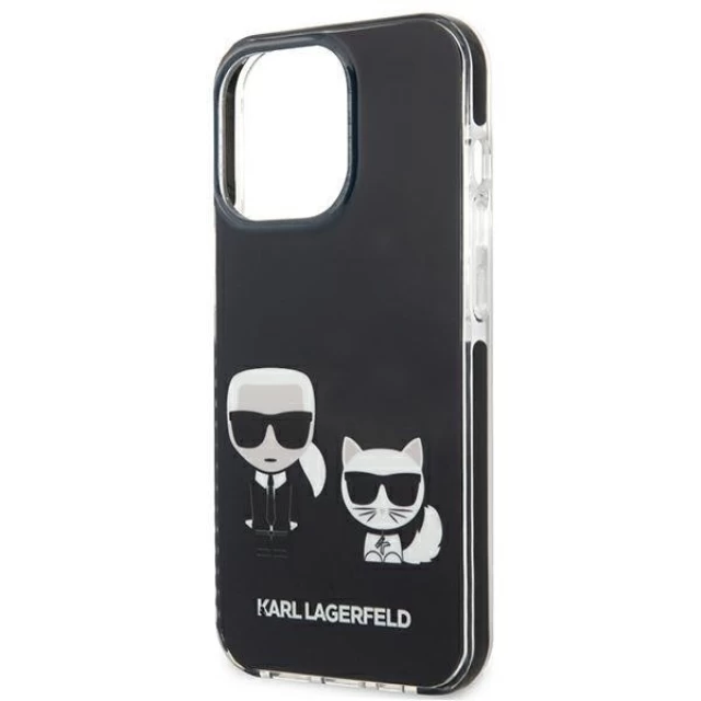 Чехол Karl Lagerfeld Karl & Choupette для iPhone 13 | 13 Pro Black (KLHCP13LTPEKCK)