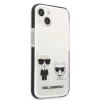 Чехол Karl Lagerfeld Karl & Choupette для iPhone 13 mini White (KLHCP13STPEKCW)