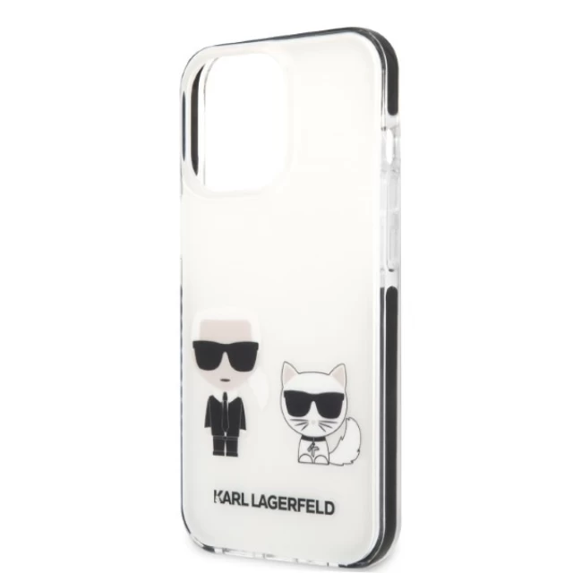 Чохол Karl Lagerfeld Karl & Choupette для iPhone 13 | 13 Pro White (KLHCP13LTPEKCW)
