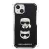 Чохол Karl Lagerfeld Karl & Choupette Head для iPhone 13 Black (KLHCP13MTPE2TK)