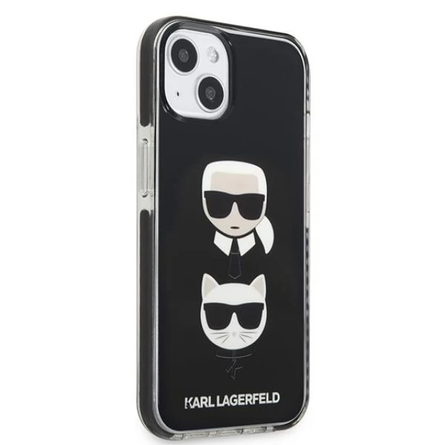 Чехол Karl Lagerfeld Karl & Choupette Head для iPhone 13 Black (KLHCP13MTPE2TK)
