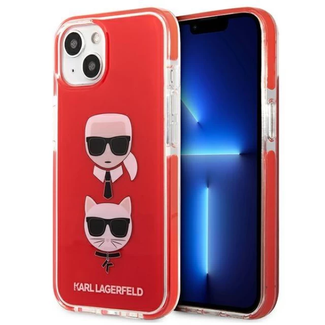 Чехол Karl Lagerfeld Karl & Choupette для iPhone 13 Red (KLHCP13MTPE2TR)