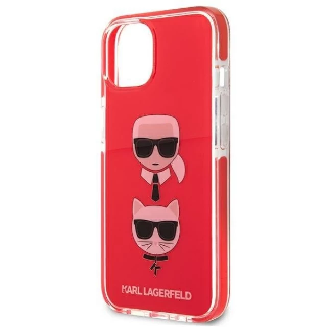 Чехол Karl Lagerfeld Karl & Choupette для iPhone 13 Red (KLHCP13MTPE2TR)