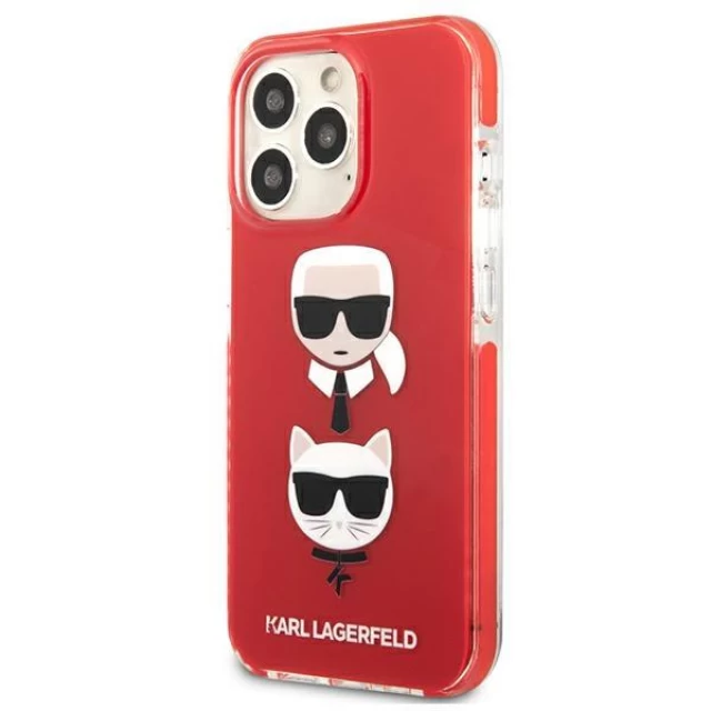 Чохол Karl Lagerfeld Karl & Choupette для iPhone 13 | 13 Pro Red (KLHCP13LTPE2TR)
