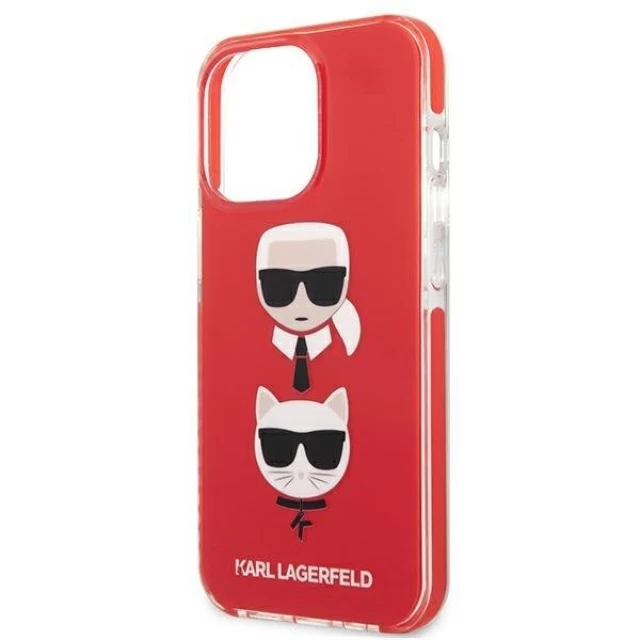 Чехол Karl Lagerfeld Karl & Choupette для iPhone 13 | 13 Pro Red (KLHCP13LTPE2TR)