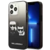 Чохол Karl Lagerfeld Gradient Iconic Karl and Choupette для iPhone 13 Pro Black (KLHCP13LTGKCK)