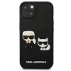 Чехол Karl Lagerfeld Karl & Choupette Iconik 3D для iPhone 13 mini Black (KLHCP13S3DRKCK)