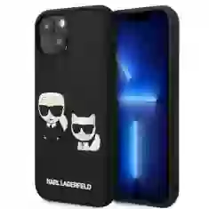 Чехол Karl Lagerfeld Karl & Choupette Iconik 3D для iPhone 13 Black (KLHCP13M3DRKCK)