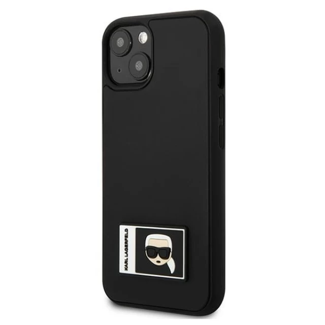 Чохол Karl Lagerfeld Ikonik Patch для iPhone 13 Black (KLHCP13M3DKPK)