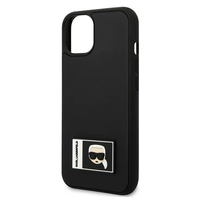 Чехол Karl Lagerfeld Ikonik Patch для iPhone 13 Black (KLHCP13M3DKPK)
