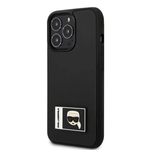 Чехол Karl Lagerfeld Ikonik Patch для iPhone 13 | 13 Pro Black (KLHCP13L3DKPK)
