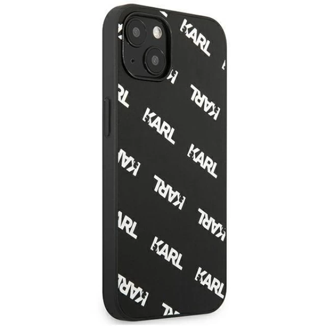 Чохол Karl Lagerfeld Allover для iPhone 13 mini Black (KLHCP13SPULMBK3)