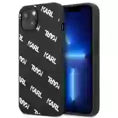 Чохол Karl Lagerfeld Allover для iPhone 13 Black (KLHCP13MPULMBK3)