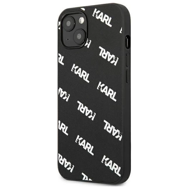 Чехол Karl Lagerfeld Allover для iPhone 13 Black (KLHCP13MPULMBK3)