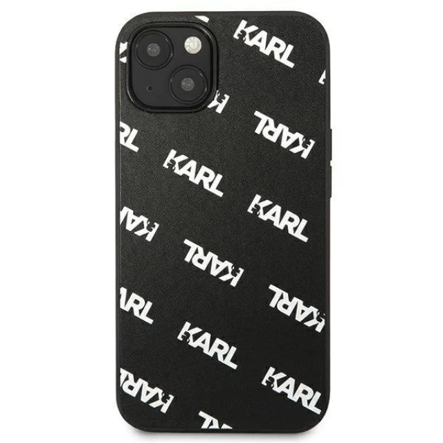 Чехол Karl Lagerfeld Allover для iPhone 13 Black (KLHCP13MPULMBK3)