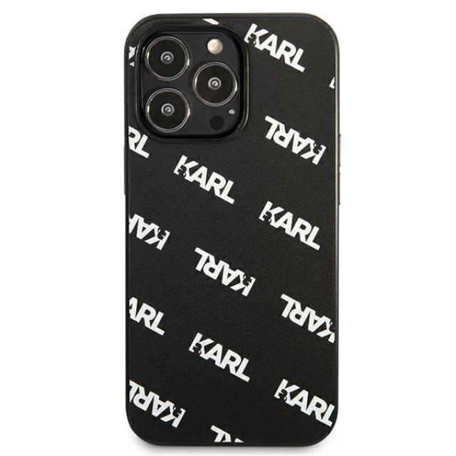 Чохол Karl Lagerfeld Allover для iPhone 13 | 13 Pro Black (KLHCP13LPULMBK3)