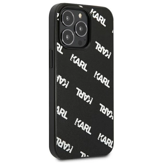 Чохол Karl Lagerfeld Allover для iPhone 13 | 13 Pro Black (KLHCP13LPULMBK3)