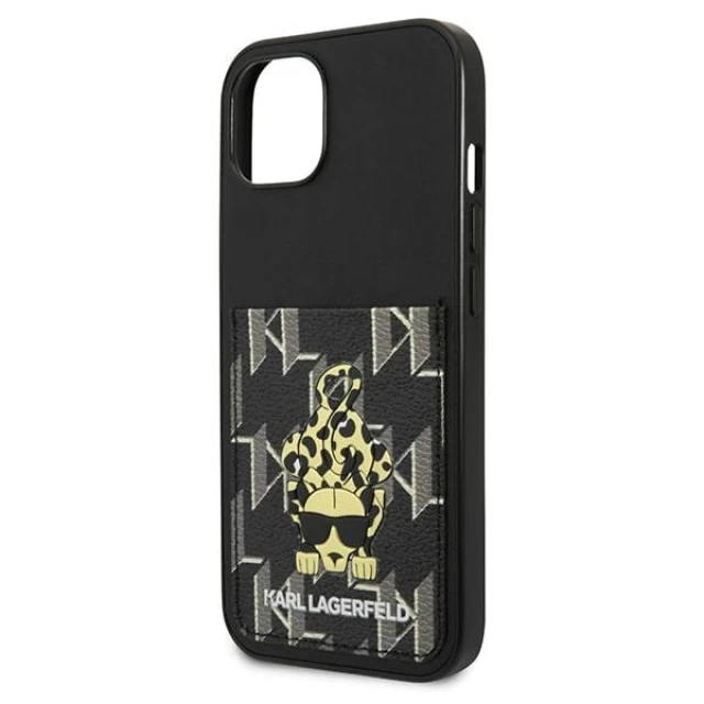 Чохол Karl Lagerfeld Karlimals Cardslot для iPhone 13 Black (KLHCP13MCANCNK)