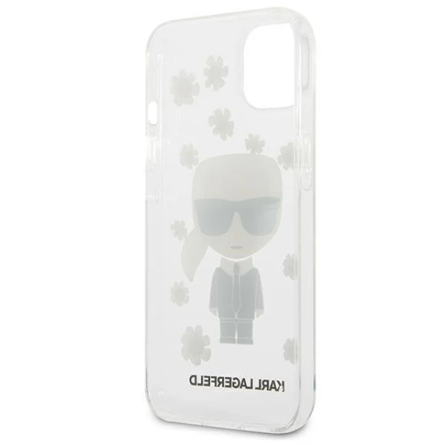 Чохол Karl Lagerfeld Iconik Karl для iPhone 13 mini Clear (KLHCP13SHFLT)