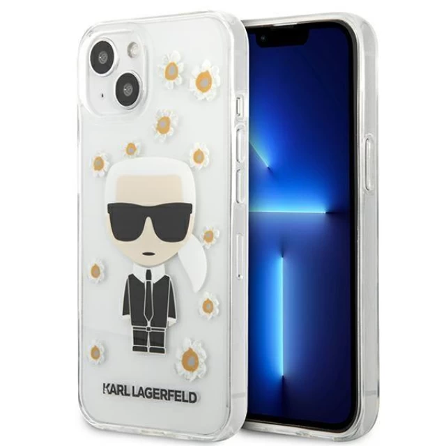 Чохол Karl Lagerfeld Iconik Karl для iPhone 13 Clear (KLHCP13MHFLT)