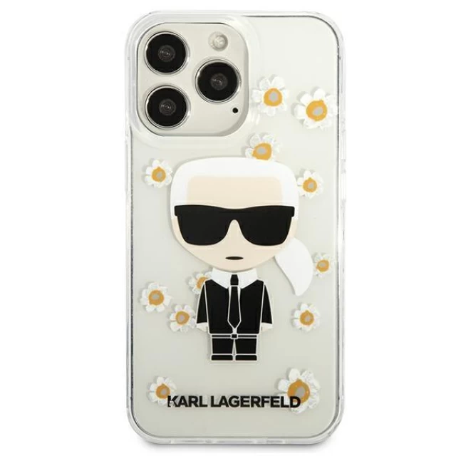Чохол Karl Lagerfeld Iconik Karl для iPhone 13 Pro Max Clear (KLHCP13XHFLT)