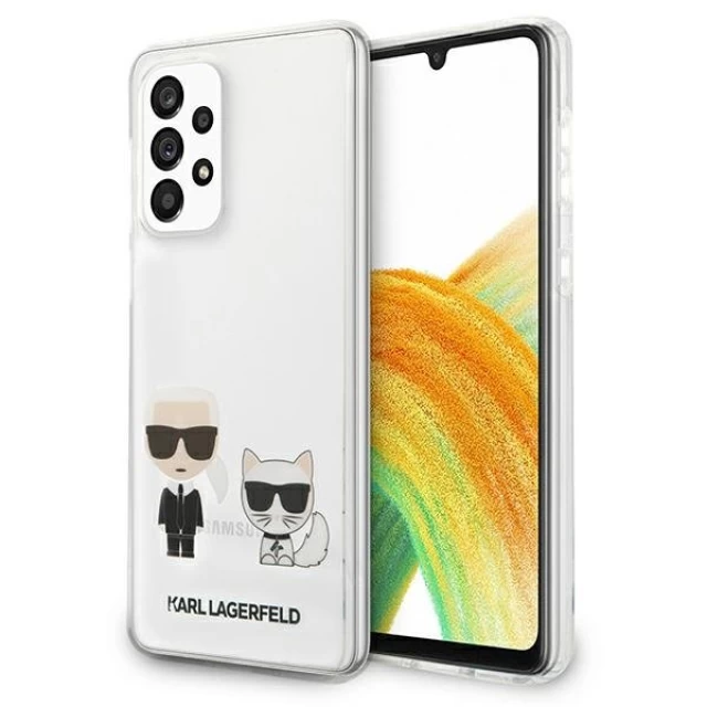 Чохол Karl Lagerfeld Karl and Choupette для Samsung Galaxy A33 Transparent (KLHCA33CKTR)