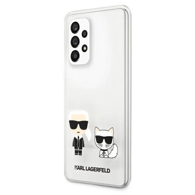 Чохол Karl Lagerfeld Karl and Choupette для Samsung Galaxy A53 Transparent (KLHCA53CKTR)