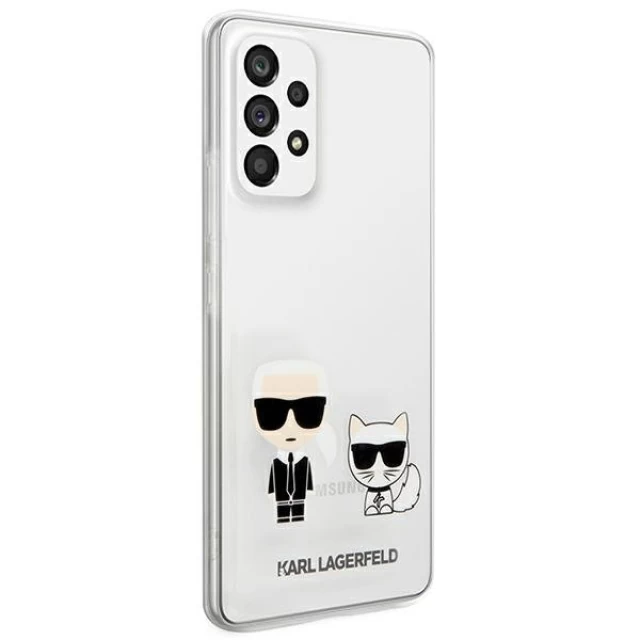 Чехол Karl Lagerfeld Karl and Choupette для Samsung Galaxy A53 Transparent (KLHCA53CKTR)