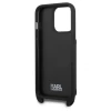 Чохол Karl Lagerfeld Saffiano Karl & Choupette Embossed для iPhone 13 | 13 Pro Black (KLHCP13LSAKCHSK)