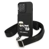 Чохол Karl Lagerfeld Saffiano Karl & Choupette Embossed для iPhone 13 Pro Max Black (KLHCP13XSAKCHSK)