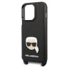 Чехол Karl Lagerfeld Saffiano Karl & Choupette Embossed для iPhone 13 Pro Max Black (KLHCP13XSAKHPK)