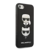 Чохол Karl Lagerfeld Saffiano Karl & Choupette Head для iPhone SE 2022/SE 2020 | 8 | 7 Black (KLHCI8SAKICKCBK)