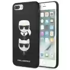 Чехол Karl Lagerfeld Saffiano Karl & Choupette Head для iPhone 7 | 8 Plus Black (KLHCI8LSAKICKCBK)