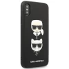 Чохол Karl Lagerfeld Saffiano Karl & Choupette Head для iPhone 11 Pro Black (KLHCI65SAKICKCBK)
