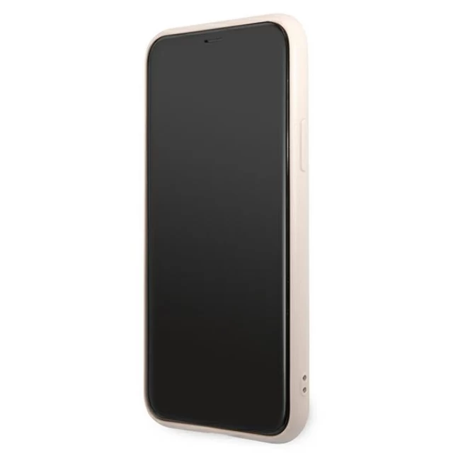 Чохол Guess 4G Metal Gold Logo для iPhone 11 Pro Pink (GUHCN58G4GFPI)