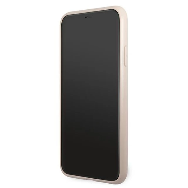 Чехол Guess 4G Metal Gold Logo для iPhone 11 Pro Max Pink (GUHCN65G4GFPI)
