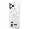 Чехол Karl Lagerfeld Karl & Choupette Aluminium для iPhone 13 | 13 Pro Transparent with MagSafe (KLHMP13LHKCT)