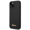 Чохол Guess Silicone Vintage Gold Logo для iPhone 14 Plus Black (GUHCP14MSLSMK)