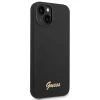 Чохол Guess Silicone Vintage Gold Logo для iPhone 14 Plus Black (GUHCP14MSLSMK)